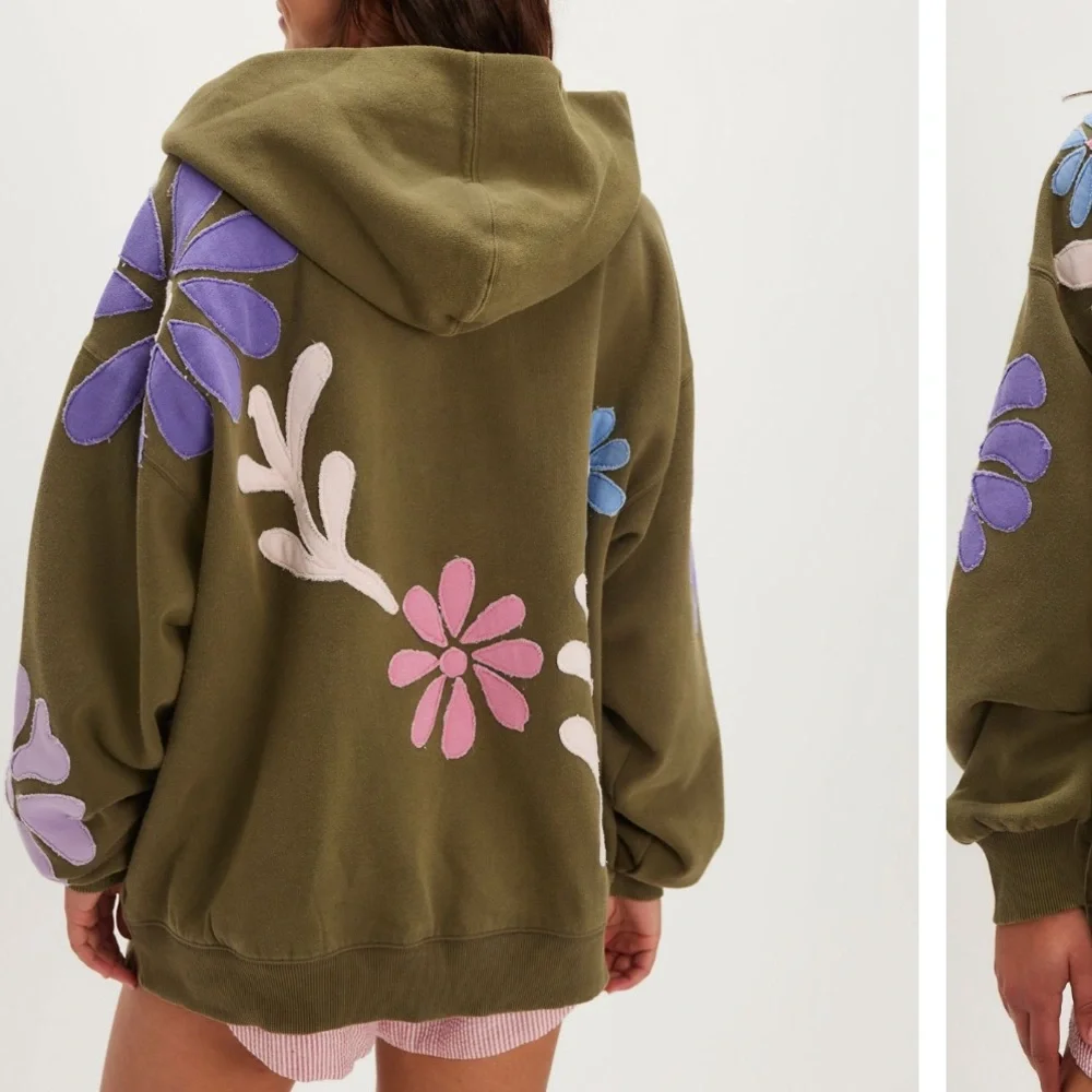 Free People It’s a Vibe Flowers Hoodie, XS - Picture 2 of 8